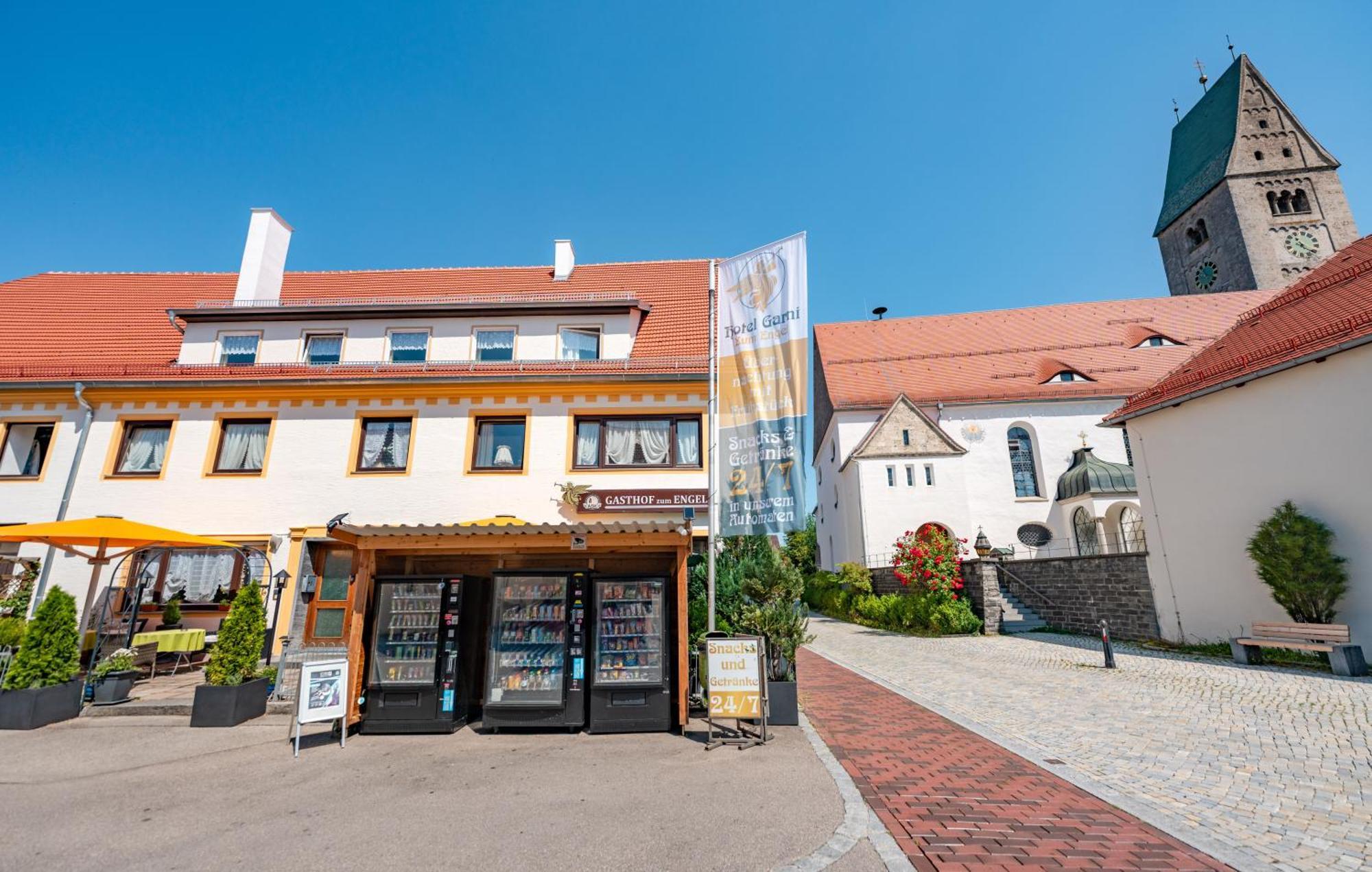Hotel Garni "Zum Engel" Oberguenzburg Kültér fotó